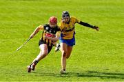 23 February 2020; Katie Nolan of Kilkenny is tackled by Sinéad Conlon of Clare during the Littlewoods Ireland Camogie League Division 1 match between Kilkenny and Clare at UPMC Nowlan Park in Kilkenny. Photo by Ray McManus/Sportsfile