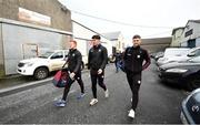 23 February 2020; Galway players arrive as they walk to the stadium rather than take the bus prior to the Allianz Football League Division 1 Round 4 match between Galway and Tyrone at Tuam Stadium in Tuam, Galway.  Photo by David Fitzgerald/Sportsfile