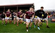 23 February 2020; Galway players break from their team photo prior to the Allianz Football League Division 1 Round 4 match between Galway and Tyrone at Tuam Stadium in Tuam, Galway.  Photo by David Fitzgerald/Sportsfile