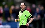 23 February 2020; Referee Maggie Farrelly during the 2020 Lidl Ladies National Football League Division 1 Round 4 match between Dublin and Galway at Dublin City University Sportsgrounds in Glasnevin, Dublin. Photo by Piaras Ó Mídheach/Sportsfile
