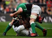 23 February 2020; James Ryan of Ireland tussles with Maro Itoje of England during the Guinness Six Nations Rugby Championship match between England and Ireland at Twickenham Stadium in London, England. Photo by Brendan Moran/Sportsfile Photo by Brendan Moran/Sportsfile