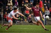 23 February 2020; Paul Conroy of Galway in action against Liam Rafferty of Tyrone during the Allianz Football League Division 1 Round 4 match between Galway and Tyrone at Tuam Stadium in Tuam, Galway.  Photo by David Fitzgerald/Sportsfile