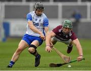 23 February 2020; Fintan Burke of Galway in action against Jamie Barron of Waterford during the Allianz Hurling League Division 1 Group A Round 4 match between Waterford and Galway at Walsh Park in Waterford. Photo by Seb Daly/Sportsfile