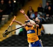 23 February 2020; Liam Corry of Clare and Ger Aylward of Kilkenny during the Allianz Hurling League Division 1 Group B Round 4 match between Kilkenny and Clare at UPMC Nowlan Park in Kilkenny. Photo by Ray McManus/Sportsfile