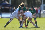 23 February 2020; Aoife McDermott of Ireland in action during the Women's Six Nations Rugby Championship match between England and Ireland at Castle Park in Doncaster, England.  Photo by Simon Bellis/Sportsfile