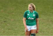 23 February 2020; Dorothy Wall of Ireland dejected during the Women's Six Nations Rugby Championship match between England and Ireland at Castle Park in Doncaster, England.  Photo by Simon Bellis/Sportsfile
