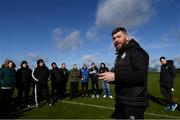 23 February 2020; Darren Dillon, Strength & conditioning coach, Shamrock Rovers, during the FAI Football Fitness Conference 2020 at Johnstown House in Enfield, Co. Meath. Photo by Stephen McCarthy/Sportsfile