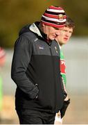 23 February 2020; A disappointed Mayo manager James Horan near the end of the Allianz Football League Division 1 Round 4 match between Monaghan and Mayo at St Tiernach's Park in Clones, Monaghan. Photo by Oliver McVeigh/Sportsfile