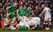 23 February 2020; Owen Farrell of England holds the leg of CJ Stander of Ireland during the Guinness Six Nations Rugby Championship match between England and Ireland at Twickenham Stadium in London, England. Photo by Brendan Moran/Sportsfile