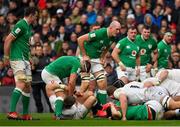 23 February 2020; Owen Farrell of England holds the leg of CJ Stander of Ireland during the Guinness Six Nations Rugby Championship match between England and Ireland at Twickenham Stadium in London, England. Photo by Brendan Moran/Sportsfile