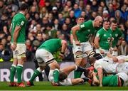 23 February 2020; Owen Farrell of England holds the leg of CJ Stander of Ireland during the Guinness Six Nations Rugby Championship match between England and Ireland at Twickenham Stadium in London, England. Photo by Brendan Moran/Sportsfile