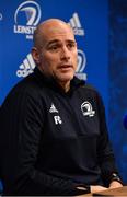 24 February 2020; Backs coach Felipe Contepomi  speaking during a Leinster Rugby Press Conference at Leinster Rugby Headquarters in UCD, Dublin. Photo by Sam Barnes/Sportsfile