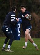 24 February 2020; Jimmy O'Brien, right, during Leinster Rugby Squad Training at Leinster Rugby Headquarters at Rosemount in UCD, Dublin. Photo by Sam Barnes/Sportsfile