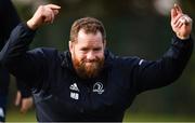 24 February 2020; Michael Bent during Leinster Rugby Squad Training at Leinster Rugby Headquarters at Rosemount in UCD, Dublin. Photo by Sam Barnes/Sportsfile