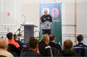 23 February 2020; Dan Horan, Head of Football Science and Research at the FAI, during the FAI Football Fitness Conference 2020 at Johnstown House in Enfield, Co. Meath. Photo by Stephen McCarthy/Sportsfile