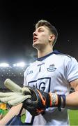 22 February 2020; Evan Comerford of Dublin following the Allianz Football League Division 1 Round 4 match between Dublin and Donegal at Croke Park in Dublin. Photo by Eóin Noonan/Sportsfile