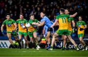 22 February 2020; Colm Basquel of Dublin in action against Eoghan Bán Gallagher of Donegal during the Allianz Football League Division 1 Round 4 match between Dublin and Donegal at Croke Park in Dublin. Photo by Sam Barnes/Sportsfile