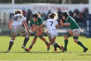 23 February 2020; Aoife McDermott of Ireland in action during the Women's Six Nations Rugby Championship match between England and Ireland at Castle Park in Doncaster, England. Photo by Simon Bellis/Sportsfile