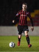 22 February 2020; Dean Byrne of Longford Town during the SSE Airtricity League First Division match between Longford Town and Shamrock Rovers II at Bishopsgate in Longford. Photo by Stephen McCarthy/Sportsfile