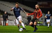 24 February 2020; Jesse Devers of Sligo Rovers in action against Luke Wade Slater of Bohemian during the SSE Airtricity League Premier Division match between Bohemians and Sligo Rovers at Dalymount Park in Dublin. Photo by Eóin Noonan/Sportsfile