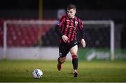 22 February 2020; Aaron McNally of Longford Town during the SSE Airtricity League First Division match between Longford Town and Shamrock Rovers II at Bishopsgate in Longford. Photo by Stephen McCarthy/Sportsfile