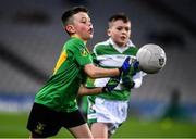 22 February 2020; Action from the cumman Na mbunscoil games at half time during the Allianz Football League Division 1 Round 4 match between Dublin and Donegal at Croke Park in Dublin. Photo by Sam Barnes/Sportsfile