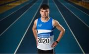 25 February 2020; Marcus Lawler of St. L. O'Toole AC, Carlow, during the Irish Life Health National Senior Indoor Championships Launch 2020 at National Indoor Arena on the Sport Ireland National Sports Campus in Abbotstown, Dublin. Photo by David Fitzgerald/Sportsfile