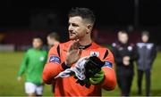 22 February 2020; Lee Steacy of Longford Town following the SSE Airtricity League First Division match between Longford Town and Shamrock Rovers II at Bishopsgate in Longford. Photo by Stephen McCarthy/Sportsfile