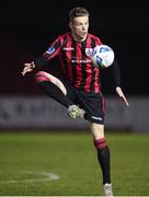 22 February 2020; James English of Longford Town during the SSE Airtricity League First Division match between Longford Town and Shamrock Rovers II at Bishopsgate in Longford. Photo by Stephen McCarthy/Sportsfile