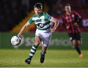 22 February 2020; Adam Wells of Shamrock Rovers II during the SSE Airtricity League First Division match between Longford Town and Shamrock Rovers II at Bishopsgate in Longford. Photo by Stephen McCarthy/Sportsfile