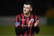 22 February 2020; Joe Gorman of Longford Town following the SSE Airtricity League First Division match between Longford Town and Shamrock Rovers II at Bishopsgate in Longford. Photo by Stephen McCarthy/Sportsfile