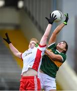 23 February 2020; Aislinn Desmond of Kerry in action against Niamh O'Neill of Tyrone during the Lidl Ladies National Football League Division 2 Round 4 match between Kerry and Tyrone at Fitzgerald Stadium in Killarney, Kerry. Photo by Diarmuid Greene/Sportsfile