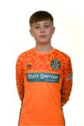 23 February 2020; Sam Baker during a Bray Wanderers U13 Squad Portrait session at the Carlisle Grounds in Bray, Co. Wicklow. Photo by Harry Murphy/Sportsfile