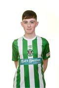 23 February 2020; John Leonard during a Bray Wanderers U13 Squad Portrait session at the Carlisle Grounds in Bray, Co. Wicklow. Photo by Harry Murphy/Sportsfile