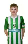 23 February 2020; Lee Brennan during a Bray Wanderers U13 Squad Portrait session at the Carlisle Grounds in Bray, Co. Wicklow. Photo by Harry Murphy/Sportsfile