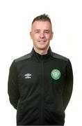 23 February 2020; Coach Ciaran Ryan during a Bray Wanderers U15 Squad Portrait session at the Carlisle Grounds in Bray, Co. Wicklow. Photo by Harry Murphy/Sportsfile
