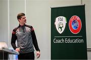 23 February 2020; Bohemians strength & conditioning coach Remy Tang during the FAI Football Fitness Conference 2020 at Johnstown House in Enfield, Co. Meath. Photo by Stephen McCarthy/Sportsfile