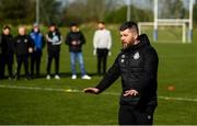 23 February 2020; Darren Dillon, Strength & conditioning coach, Shamrock Rovers, during the FAI Football Fitness Conference 2020 at Johnstown House in Enfield, Co Meath. Photo by Stephen McCarthy/Sportsfile