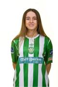 23 February 2020; Faye Evans during a Bray Wanderers U17 Women's Squad Portrait session at the Carlisle Grounds in Bray, Co. Wicklow. Photo by Harry Murphy/Sportsfile