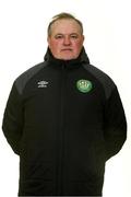 23 February 2020; Manager Karl Brauner during a Bray Wanderers U17 Women's Squad Portrait session at the Carlisle Grounds in Bray, Co. Wicklow. Photo by Harry Murphy/Sportsfile