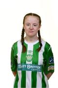23 February 2020; Ella Moriarty during a Bray Wanderers U17 Women's Squad Portrait session at the Carlisle Grounds in Bray, Co. Wicklow. Photo by Harry Murphy/Sportsfile
