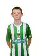 23 February 2020; Troy Finnegan during a Bray Wanderers U13 Squad Portrait session at the Carlisle Grounds in Bray, Co. Wicklow. Photo by Harry Murphy/Sportsfile