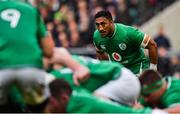 23 February 2020; Bundee Aki of Ireland during the Guinness Six Nations Rugby Championship match between England and Ireland at Twickenham Stadium in London, England. Photo by Brendan Moran/Sportsfile