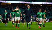 23 February 2020; Ireland players, from left, Peter O'Mahony, Devin Toner and Keith Earls leave the pitch after the Guinness Six Nations Rugby Championship match between England and Ireland at Twickenham Stadium in London, England. Photo by Brendan Moran/Sportsfile