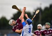 23 February 2020; Jason Flynn of Galway in action against Conor Prunty of Waterford during the Allianz Hurling League Division 1 Group A Round 4 match between Waterford and Galway at Walsh Park in Waterford. Photo by Seb Daly/Sportsfile