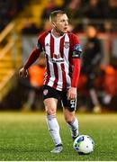 21 February 2020; Conor McCormack of Derry City during the SSE Airtricity League Premier Division match between Derry City and Finn Harps at Ryan McBride Brandywell Stadium in Derry. Photo by Oliver McVeigh/Sportsfile