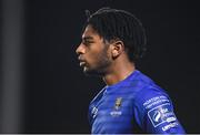 24 February 2020; Akin Odimayo of Waterford United during the SSE Airtricity League Premier Division match between Waterford and Shamrock Rovers at the RSC in Waterford. Photo by Stephen McCarthy/Sportsfile