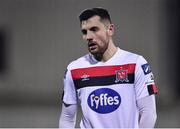24 February 2020; Jordan Flores of Dundalk during the SSE Airtricity League Premier Division match between Dundalk and Cork City at Oriel Park in Dundalk, Louth. Photo by Ben McShane/Sportsfile