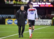 24 February 2020; Dundalk first team coach John Gill, left, with Sean Gannon of Dundalk following the SSE Airtricity League Premier Division match between Dundalk and Cork City at Oriel Park in Dundalk, Louth. Photo by Ben McShane/Sportsfile