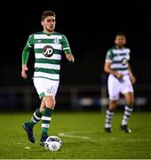 24 February 2020; Dylan Watts of Shamrock Rovers during the SSE Airtricity League Premier Division match between Waterford United and Shamrock Rovers at the RSC in Waterford. Photo by Stephen McCarthy/Sportsfile